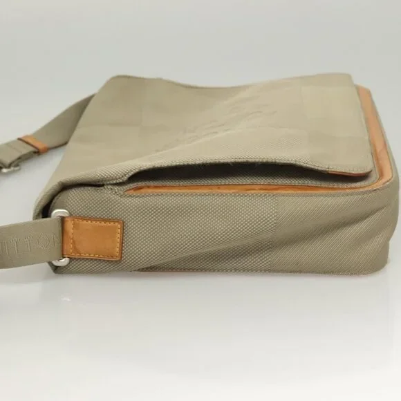 Authentic LOUIS VUITTON Damier Geant Messager NM Shoulder Bag Gray LV - Picture 11 of 16